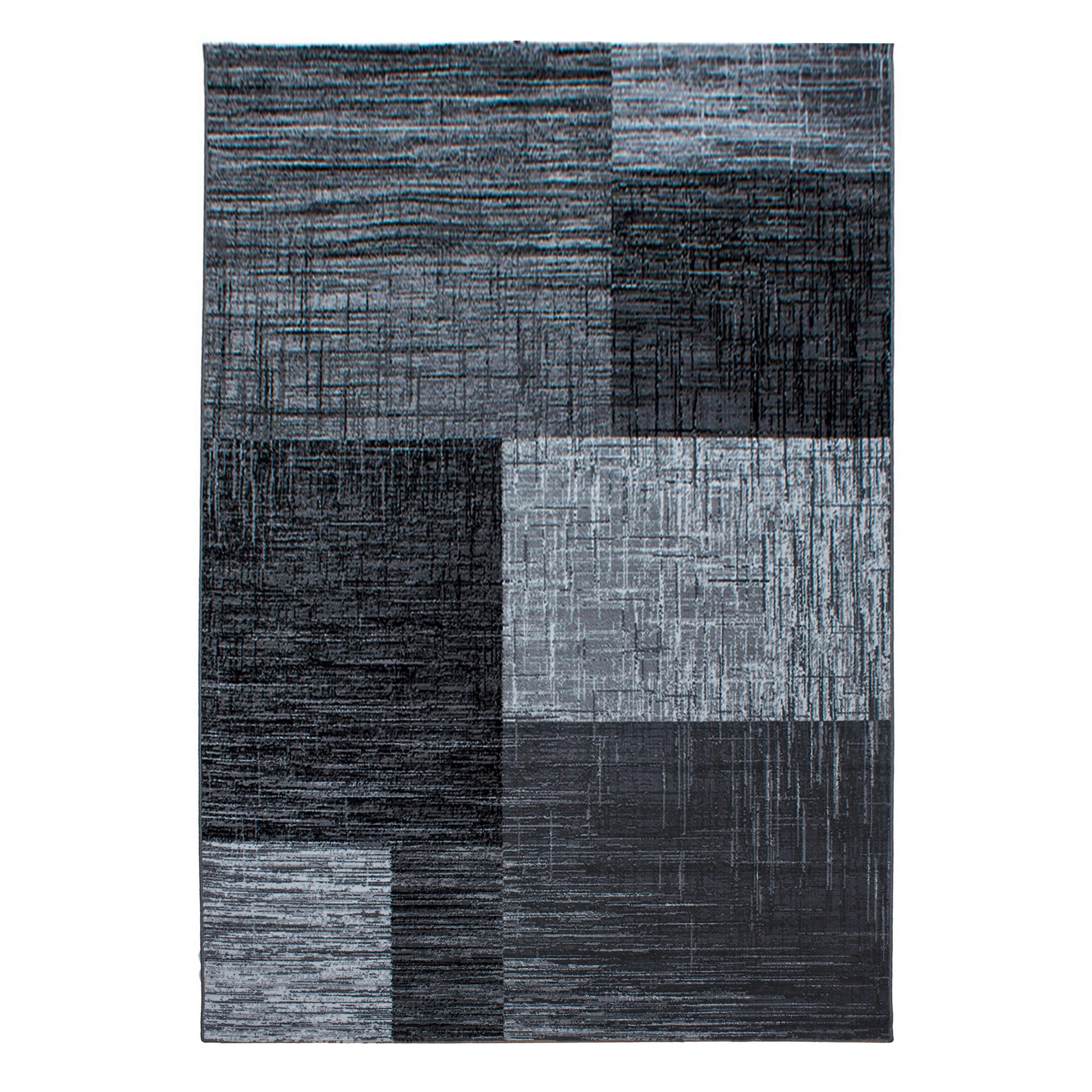 Webteppich Plus Schwarz ca. 240x340cm - Schwarz, Basics, Textil (240/340cm) - Novel