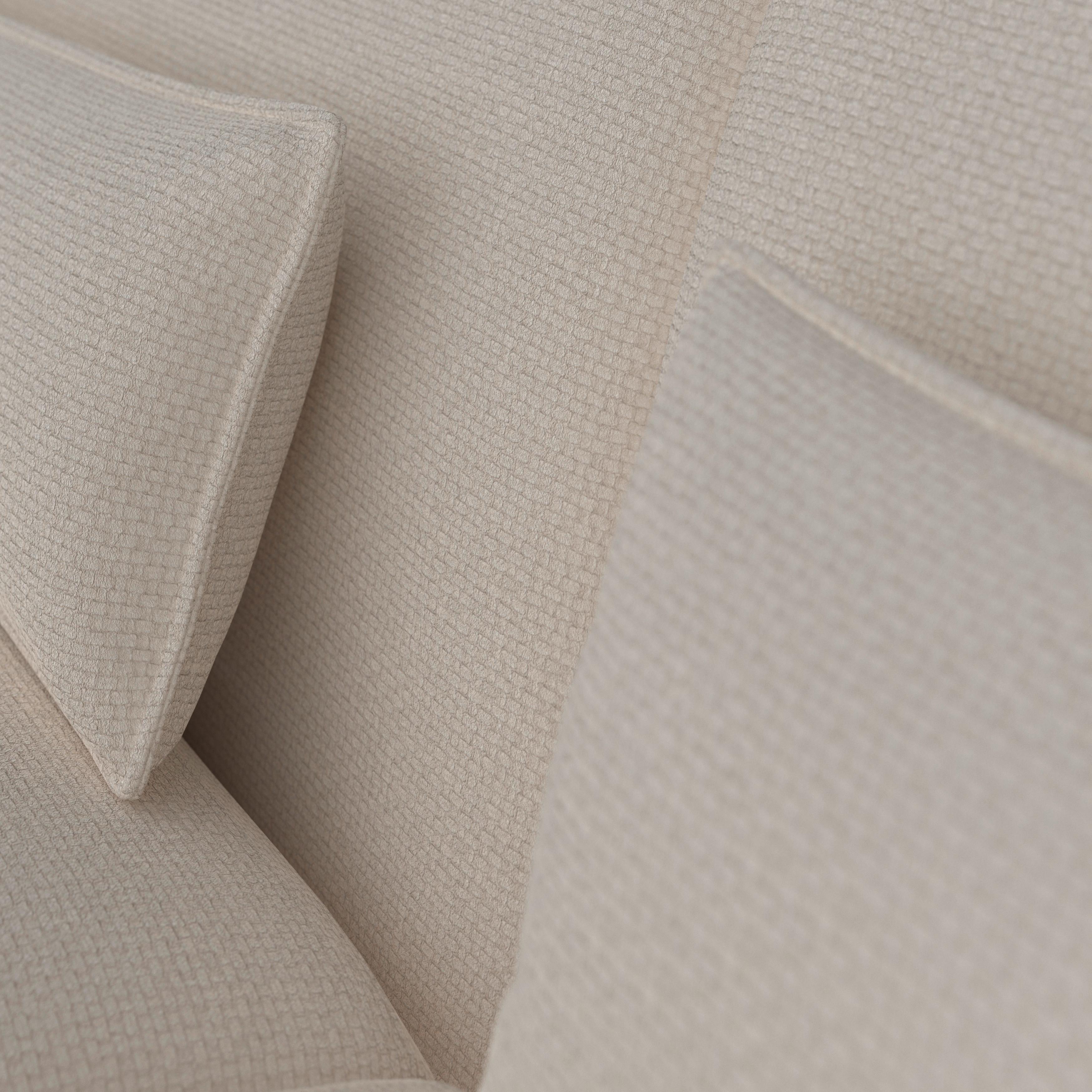 BIG SOFFA CLARA - beige/svart, Modern, metall/trä (284/86/111cm) - Bessagi Home