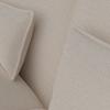 BIG SOFFA CLARA - beige/svart, Modern, metall/trä (284/86/111cm) - Bessagi Home