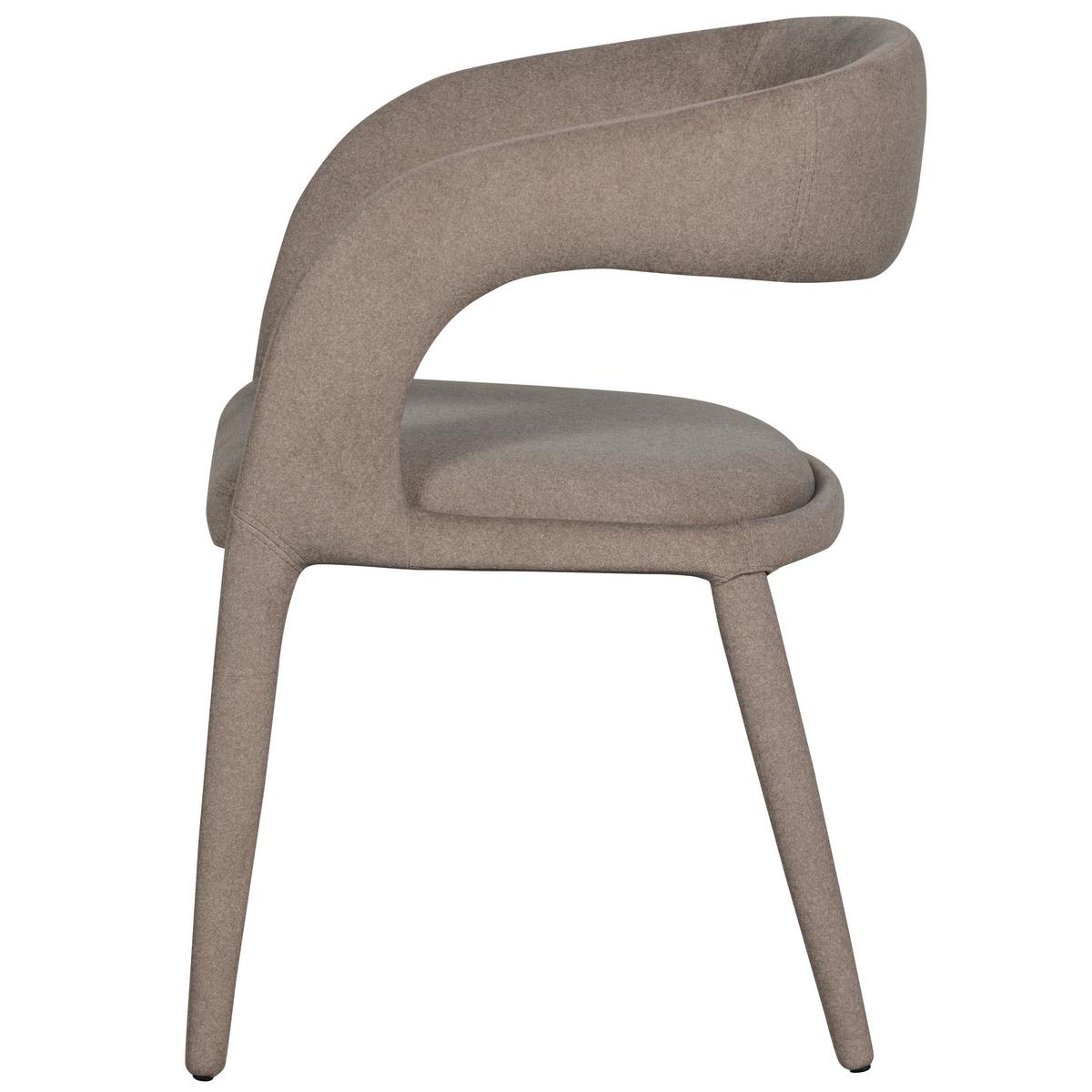 Armlehnstuhl Arms Braun - Braun, MODERN, Textil (60/80/54cm) - Livetastic