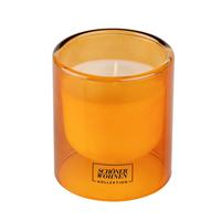 Duftkerze Schöner Wohnen-Kollektion Orange - Orange, Design, Glas (7,5/8,5cm) - Schöner Wohnen