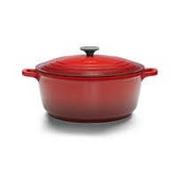 Bratentopf Elisa L Rot - Rot, KONVENTIONELL, Metall (28/12cm) - Modern Living