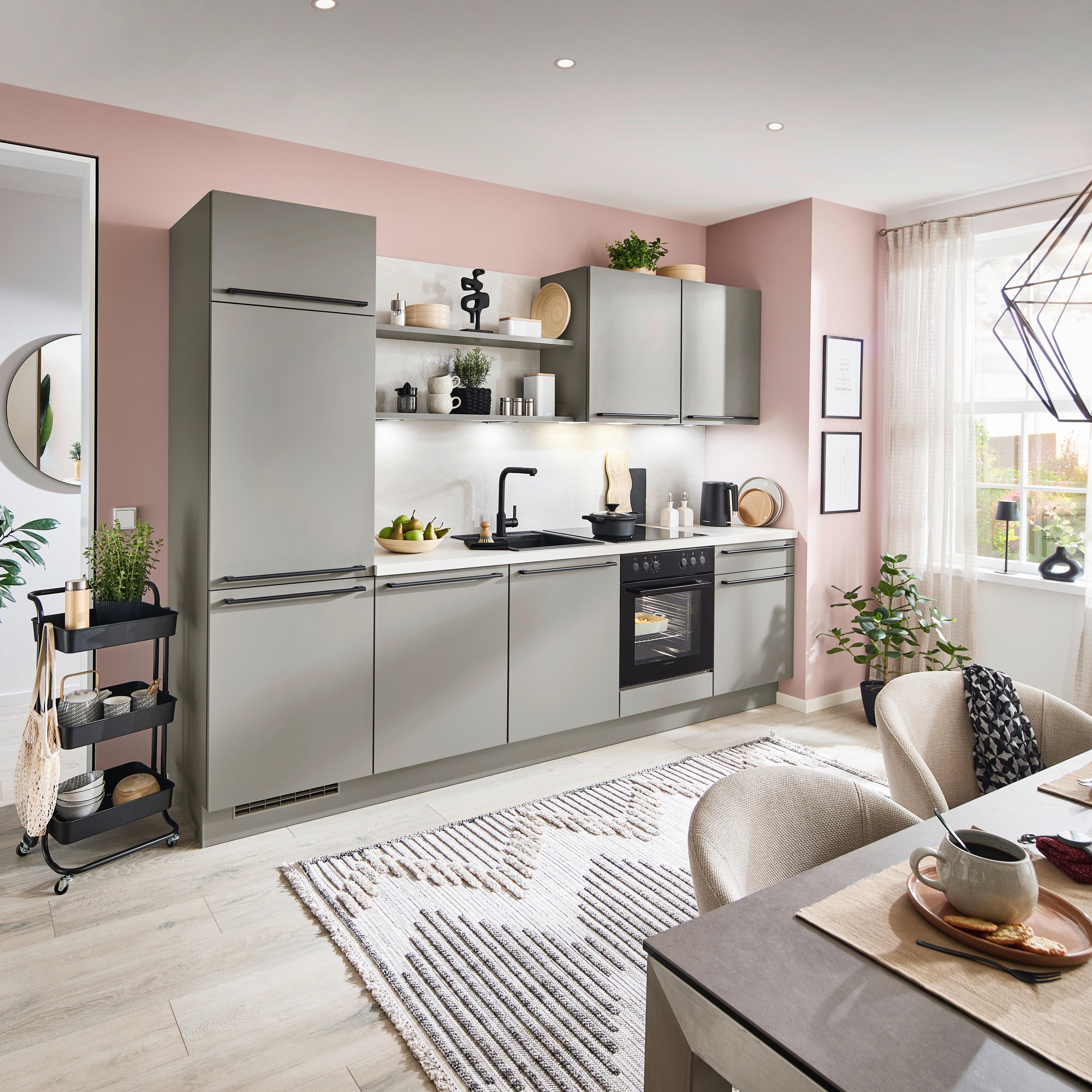 KÜCHENBLOCK LASER - Taupe, Modern (300cm) - Nobilia