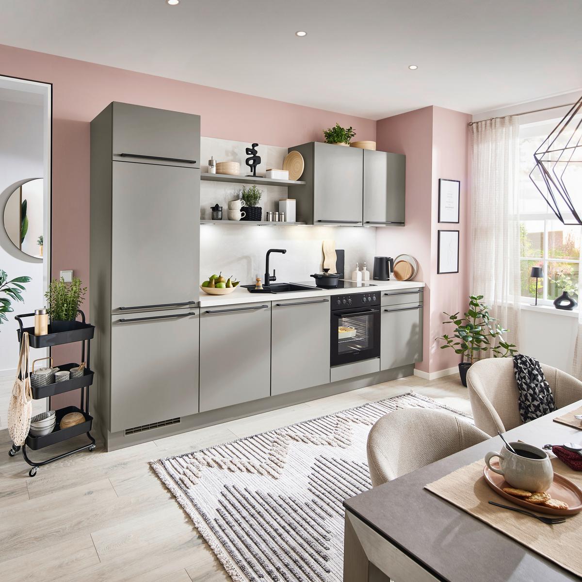 KÜCHENBLOCK LASER - Taupe, Modern (300cm) - Nobilia