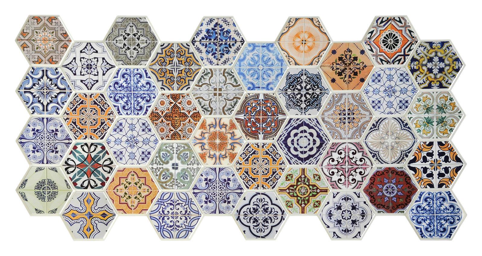 Pvc-falburkoló Patchwork - műanyag (98/49,8/0,3cm)