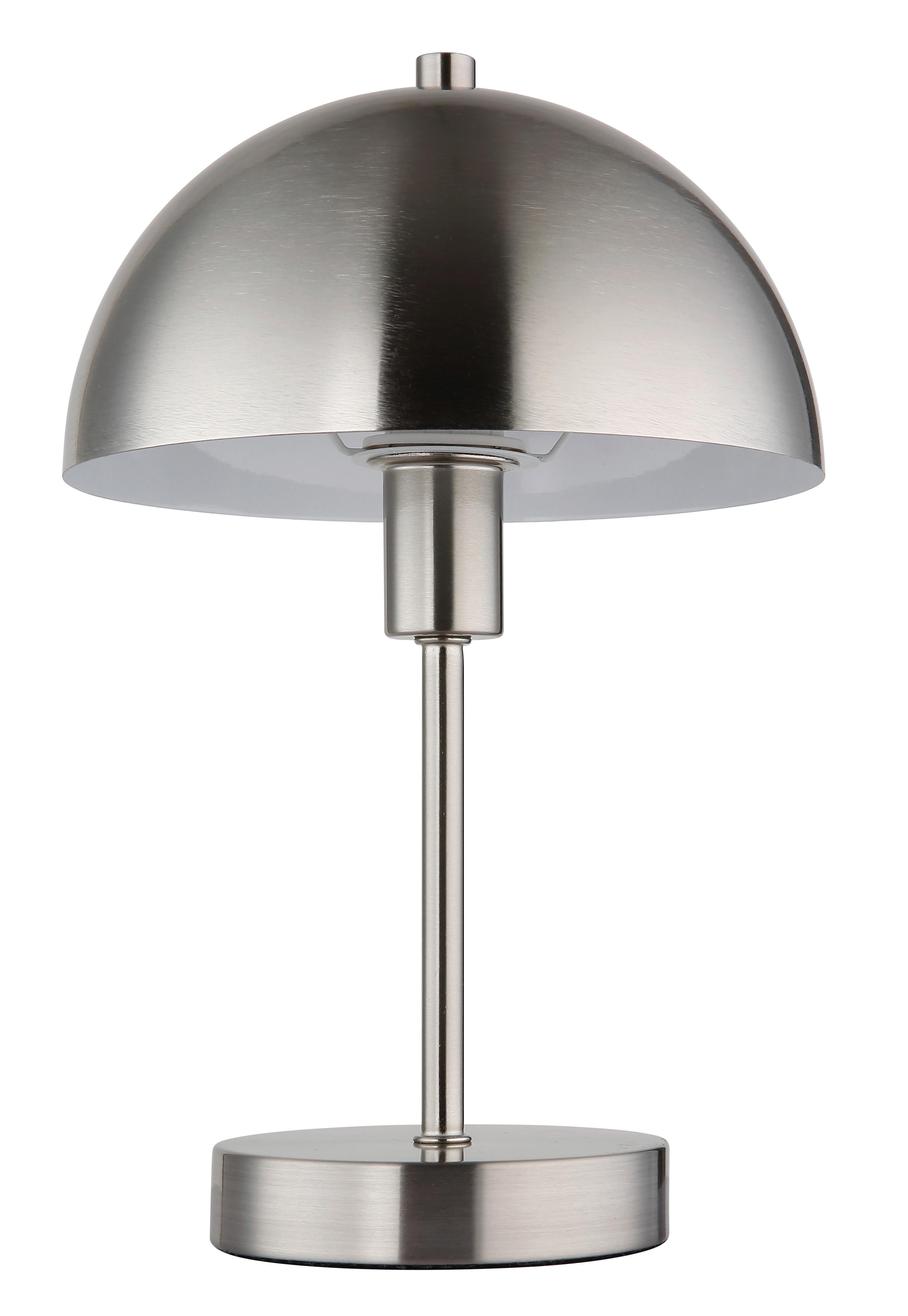 Stolna Svjetiljka Atoma - boje nikla/prozirno, Design, metal/plastika (20/31cm) - Globo