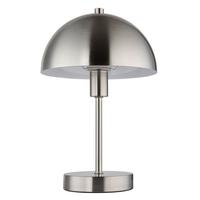 Stolna Svjetiljka Atoma - boje nikla/prozirno, Design, metal/plastika (20/31cm) - Globo