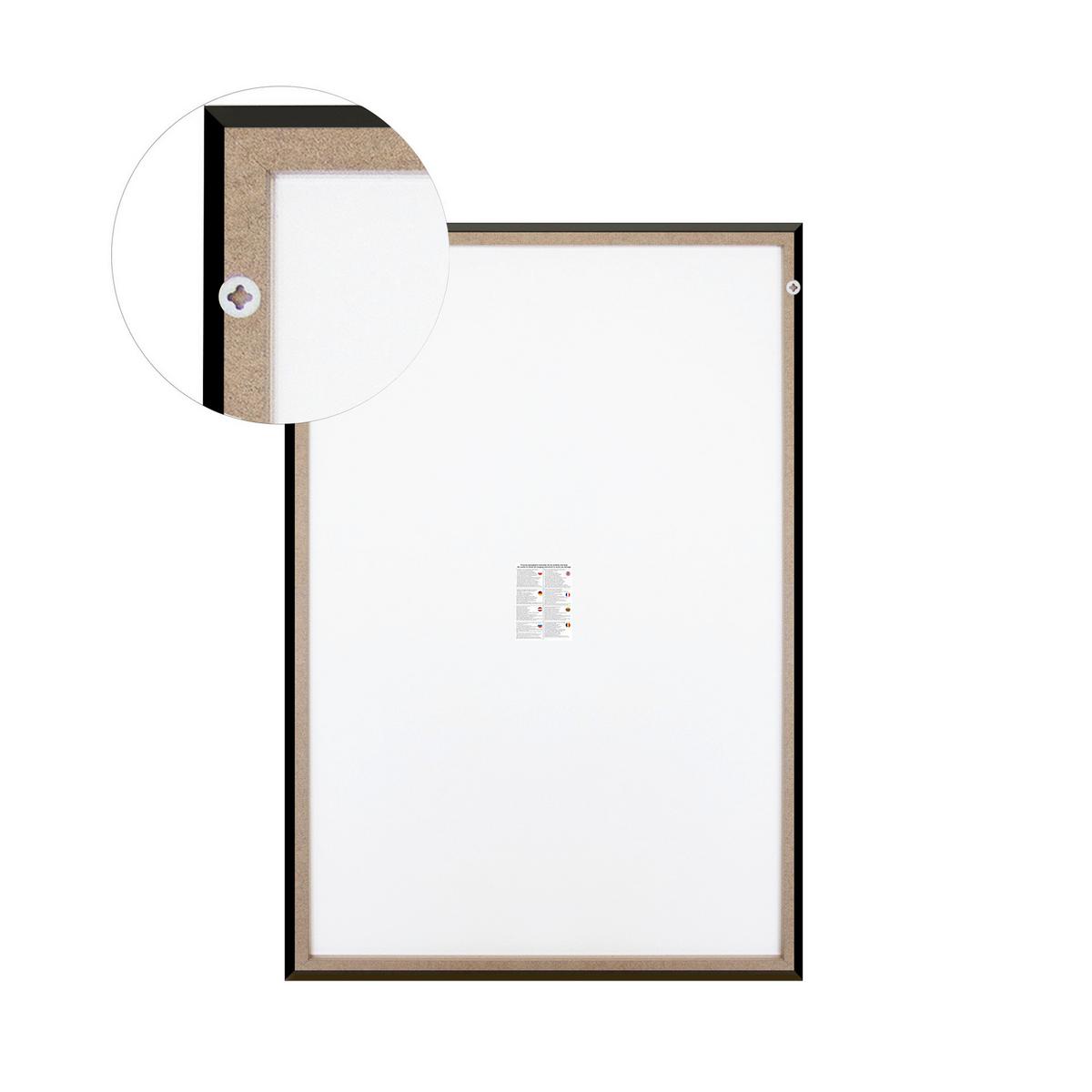 Glasbild Multicolor ca. 80x120cm - Multicolor, Basics, Glas/Holz (80/120cm)