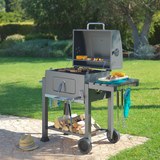 Holzkohlegrill Grillmax in Schwarz - Schwarz, Metall (113/64/110cm) - Modern Living