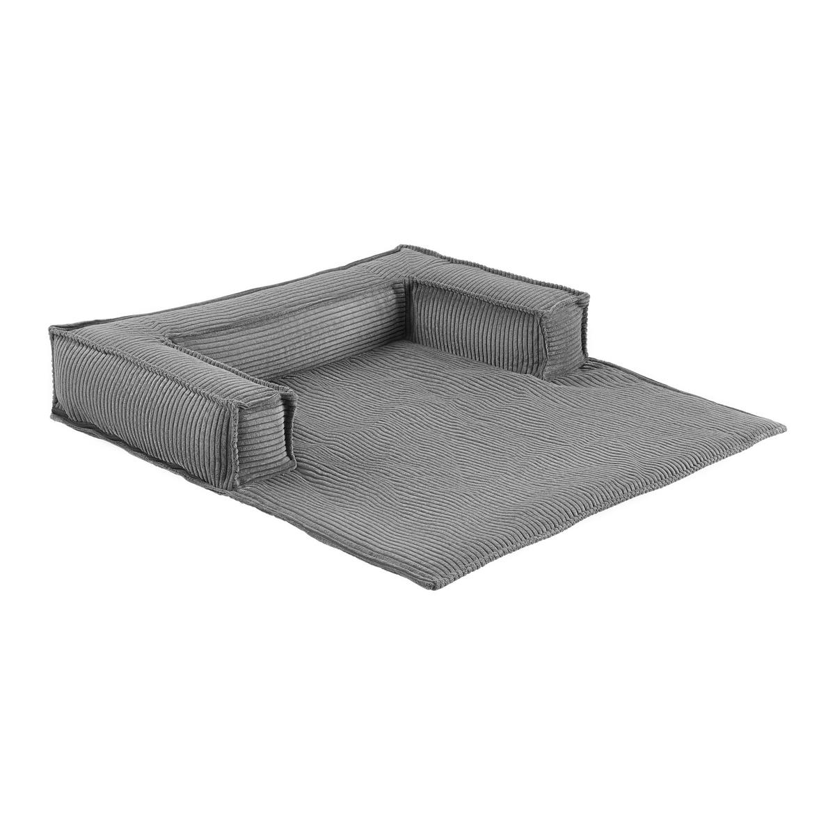 Hundesofa Pet Flat Dunkelgrau - Dunkelgrau, KONVENTIONELL, Textil (105/20/105cm) - Mömax