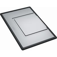 Abtropfmodul in Edelstahl für Mythos Spülen - Edelstahlfarben/Schwarz, Basics, Kunststoff/Metall (29,8/41,2/1,7cm) - Franke