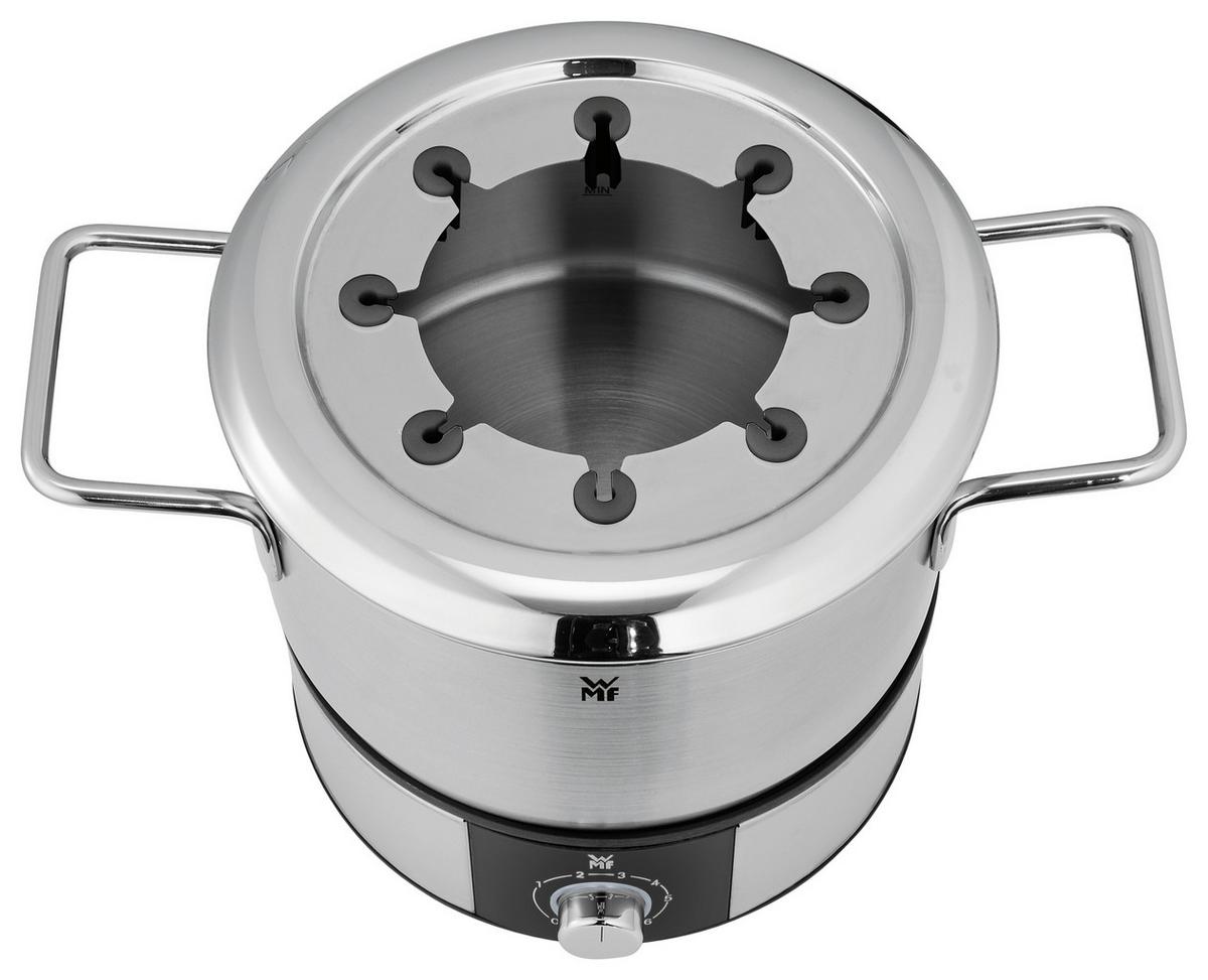 ZESTAW DO FONDUE 04 1513 0011 WMF - kolor srebrny/czarny, Trend, metal (32,5/23,5/25cm) - WMF