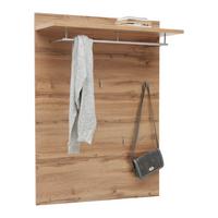 Garderobenpaneel in Eichefarben - Eichefarben/Eiche Wotan, Konventionell, Holzwerkstoff (84/112/30cm) - Mömax