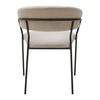 STOL MED ARMSTÖD ALICE -TOP- - beige/svart, Design, metall/trä (53/80/59cm) - Mömax