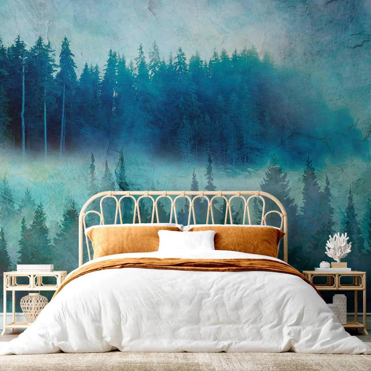 Fototapeta Take A Rest, 100x70cm - modra/zelena, Trendi, tekstil (100/70cm) - artgeist