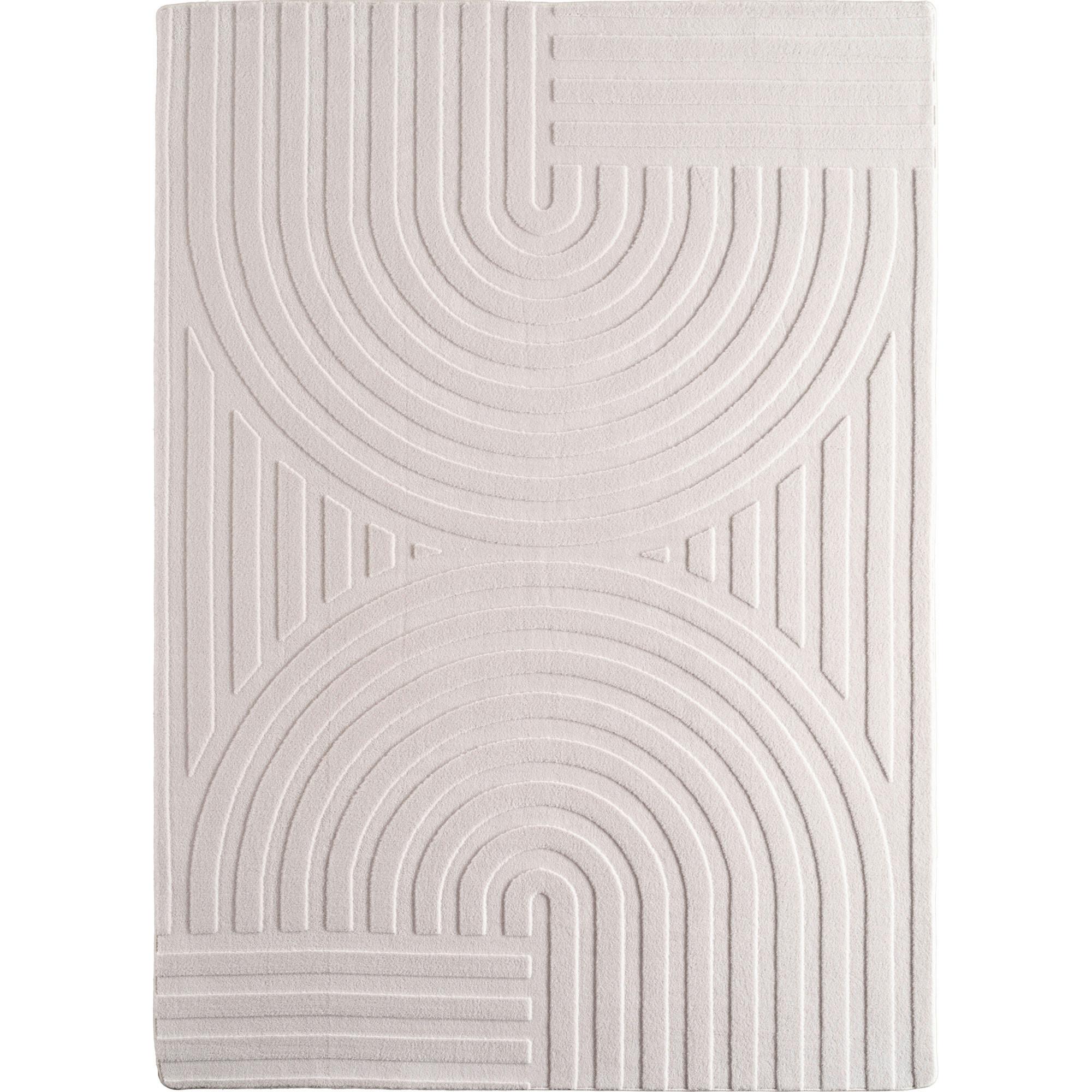 Ravno Tkana Preproga Pompei, Krem Barva, 140x200cm - krem barve, Konvencionalno, tekstil (140/200cm) - Novel