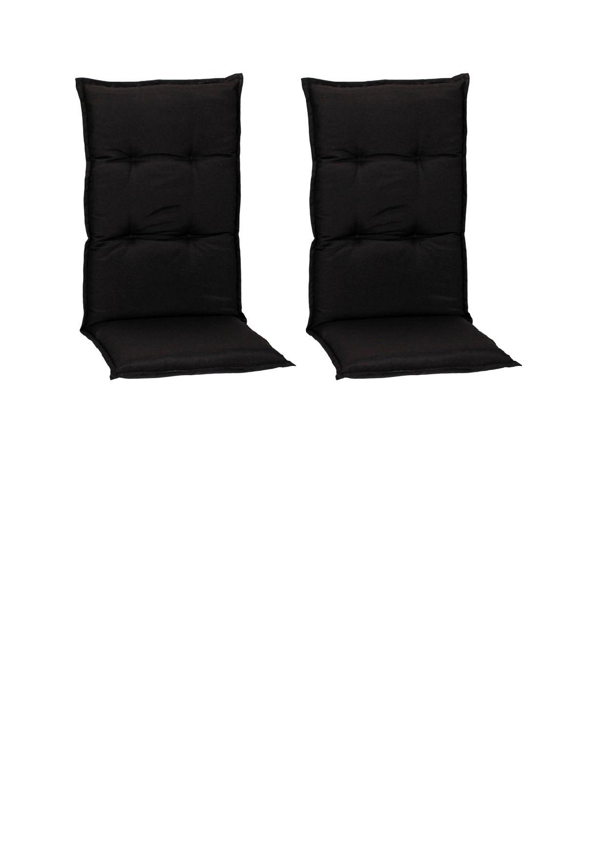Hochlehner Auflagen Trabzon 2er-Set ca.118x46x8cm Anthr. - Anthrazit, Basics, Textil (118/46/8cm) - Gardenson
