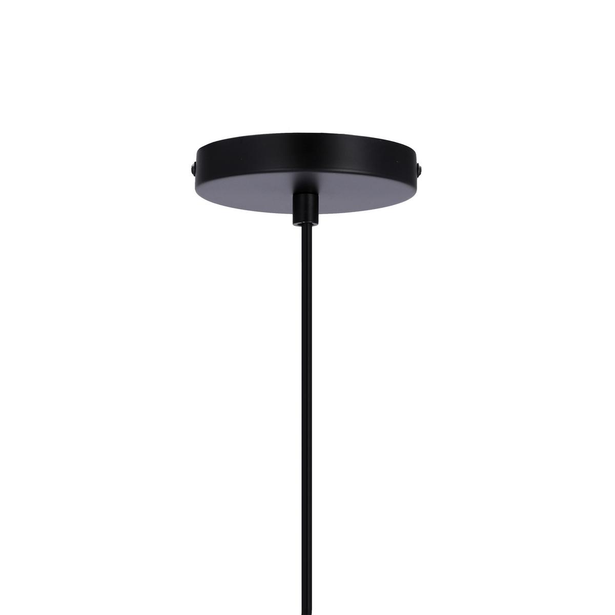 Viseća Svjetiljka Cordel - bijela/crna, Design, metal (18.5/15/120cm)