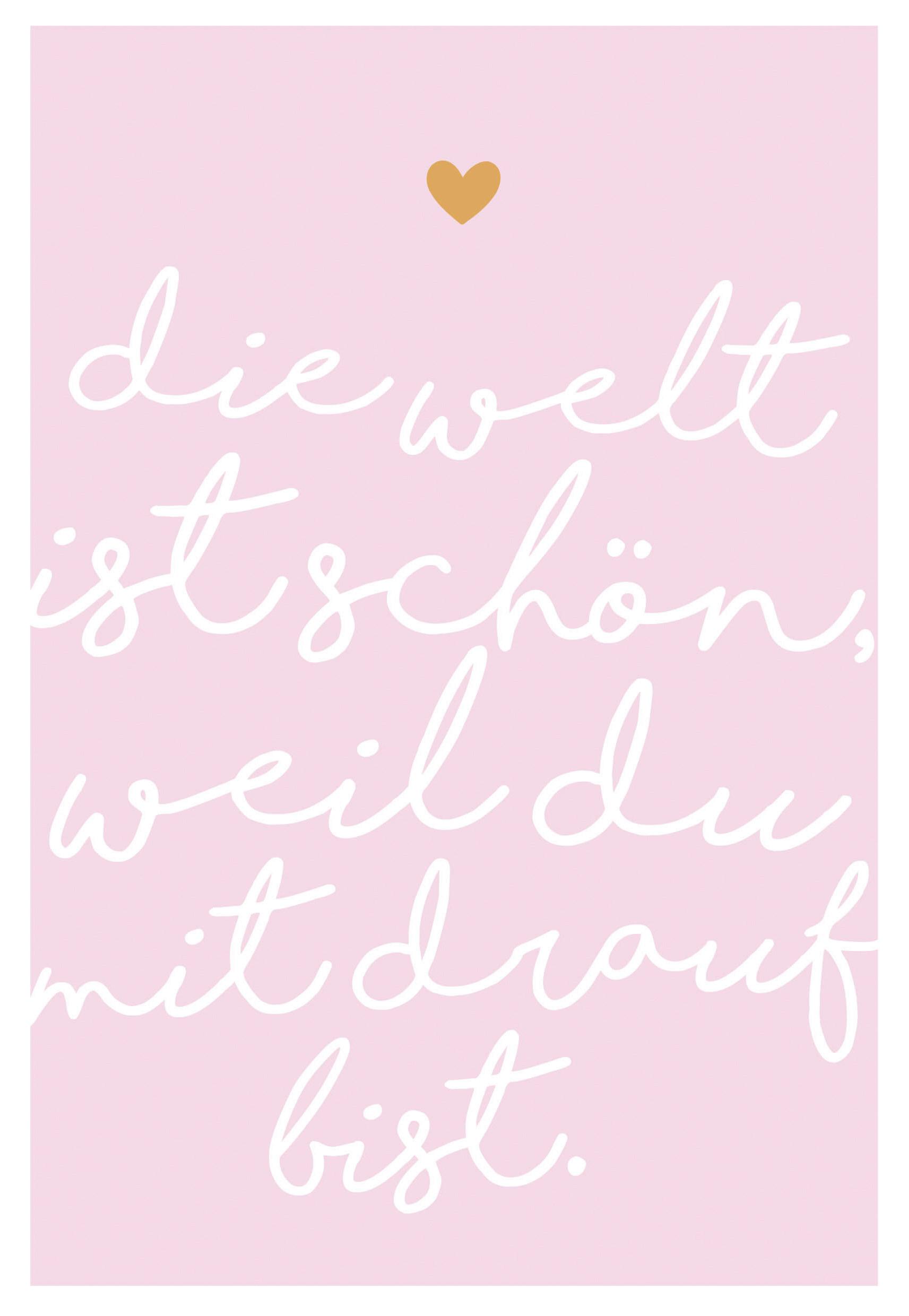 Postkarte Edelschwarz Multicolor - Basics, Papier (17,5/12cm)