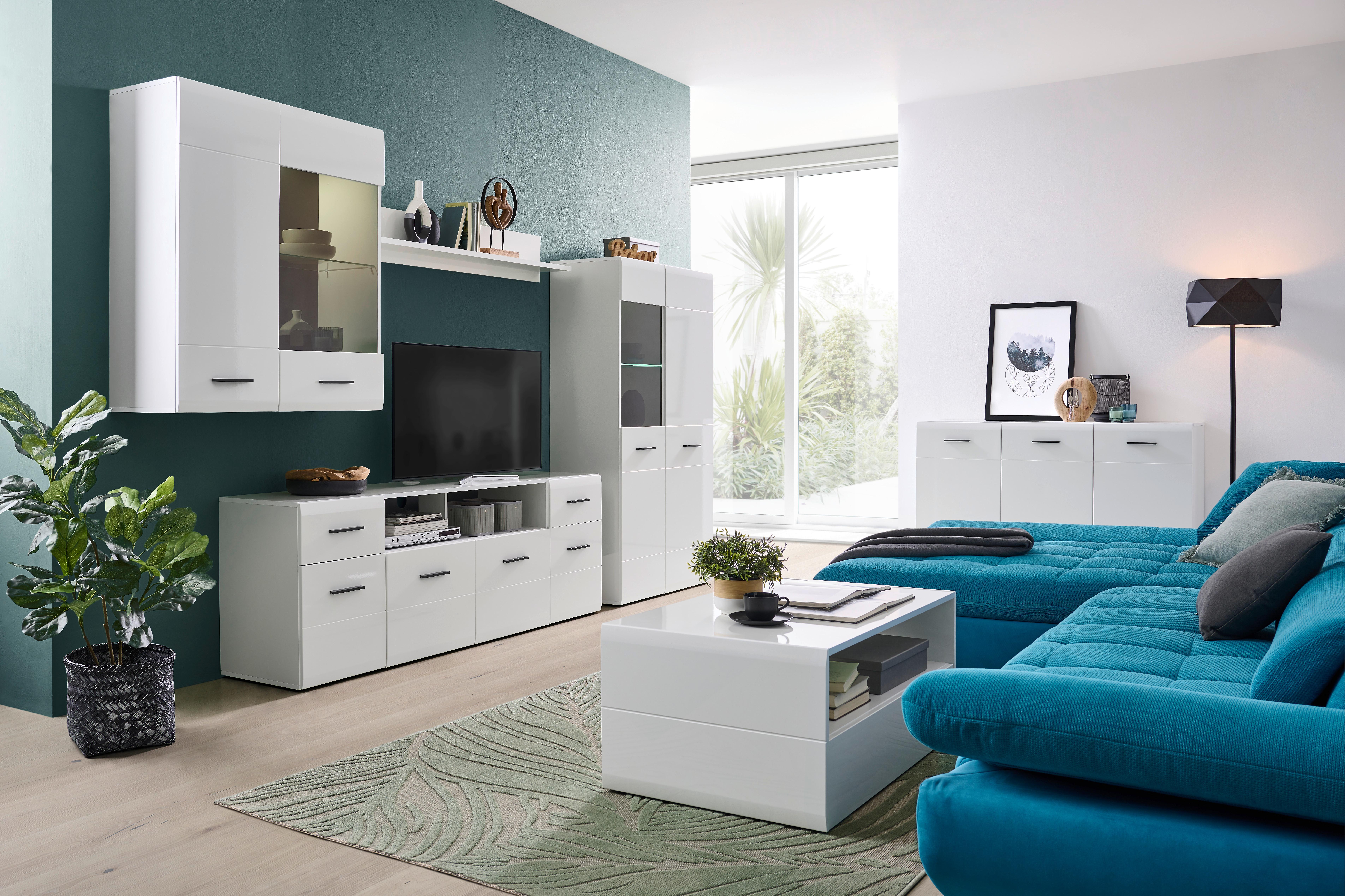 Stenska Polica Avanti, Bela - bela, Moderno, leseni material (100/22/20cm) - Hom`in