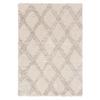 Hochflorteppich Annella in Creme/Beige ca. 200x290cm - Beige/Creme, MODERN, Textil (200/290cm)