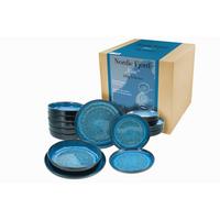 Jedilni Servis Nordic Fjord Blue, 18-Delni - modra, Basics, keramika - Creatable