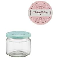 Kozarec Za Vlaganje Rosie - 324 Ml - roza/metino zelena, kovina/umetna masa (330ml)