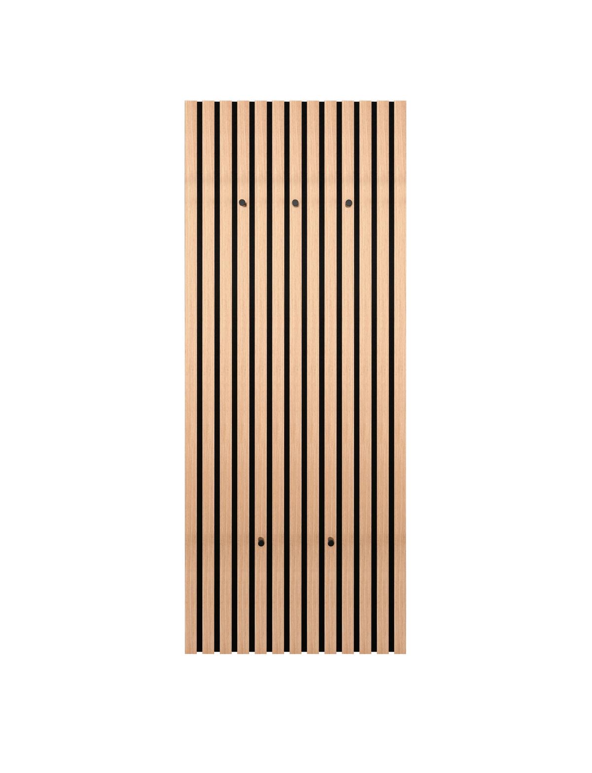 Garderobni Panel Grace Imitacija Hrasta Artisan - hrast artisan, Moderno, tekstil/leseni material (50/125/4cm) - Mömax