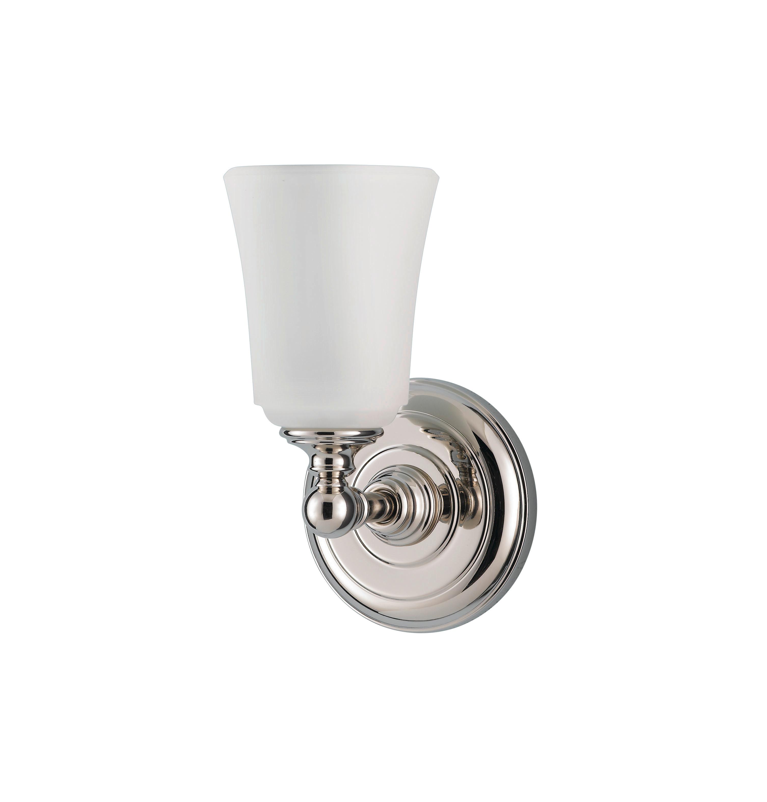 Fürdőszobai Falilámpa Fe-Hugolake1bath - krómszínű, Natur, üveg/fém (13.3/15,2/24,8cm) - Elstead Lighting