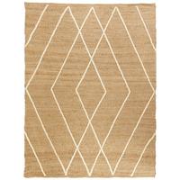 Kézi Szövésű Szőnyeg Aran 1 - bézs/fehér, Modern, textil (150/210cm) - Bessagi Home