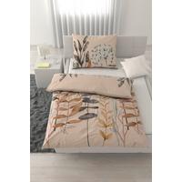 Lenjerie de pat Leavi, cca. 140x200/50x70 cm - bej, Modern, textil (140/200cm) - Mömax