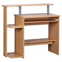 Računalniška Miza Computertisch - barve bukve, Konvencionalno, leseni material (48/94/90cm) - MID.YOU