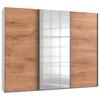 Ormar S Kliznim Vratima Level 36 A - bijela/boje hrasta, Moderno, drvni materijal/metal (300/236/65cm) - Modern Living