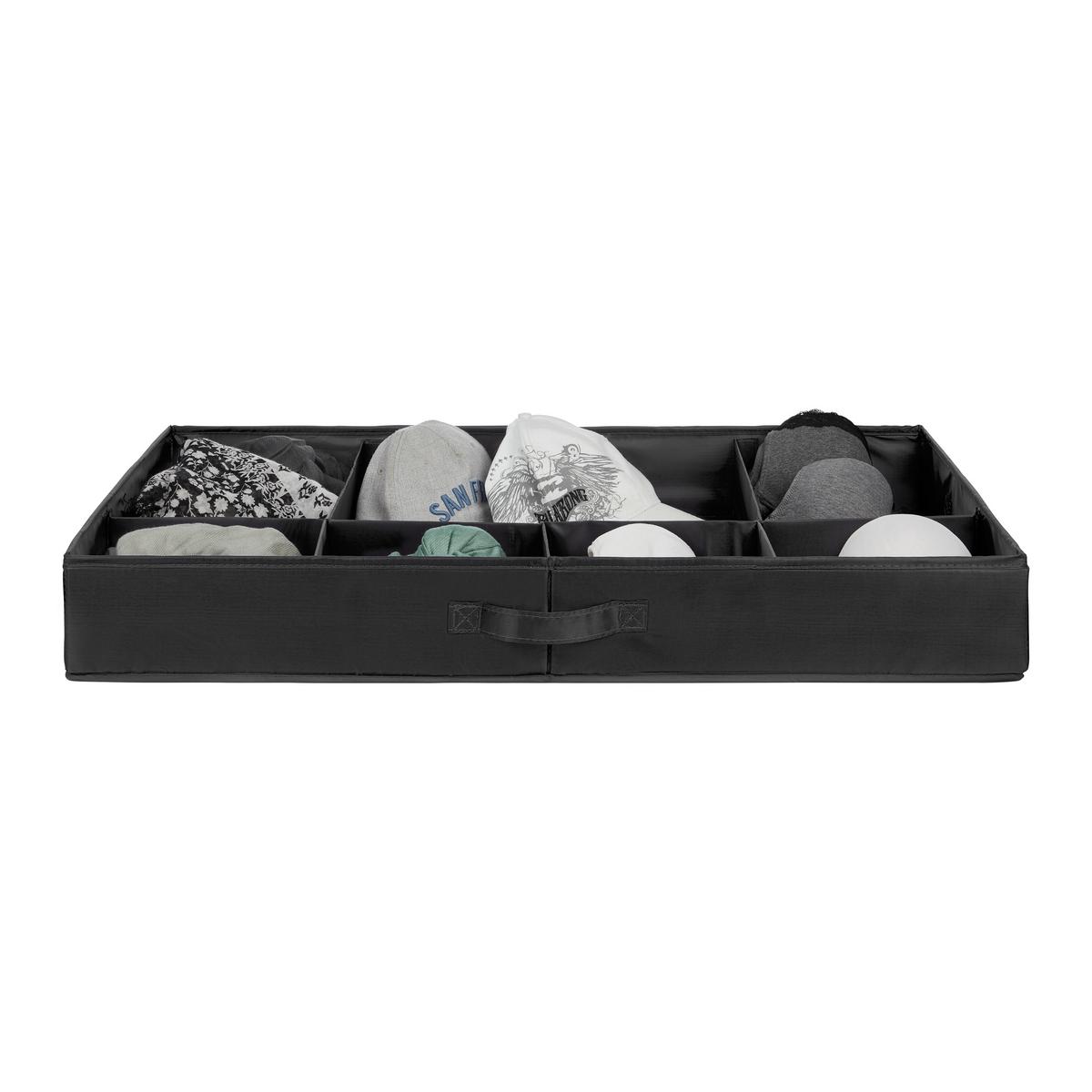 Schubladenbox Unit - L in Grau - Grau, KONVENTIONELL, Kunststoff/Textil (79,7/43,2/10,5cm) - Modern Living