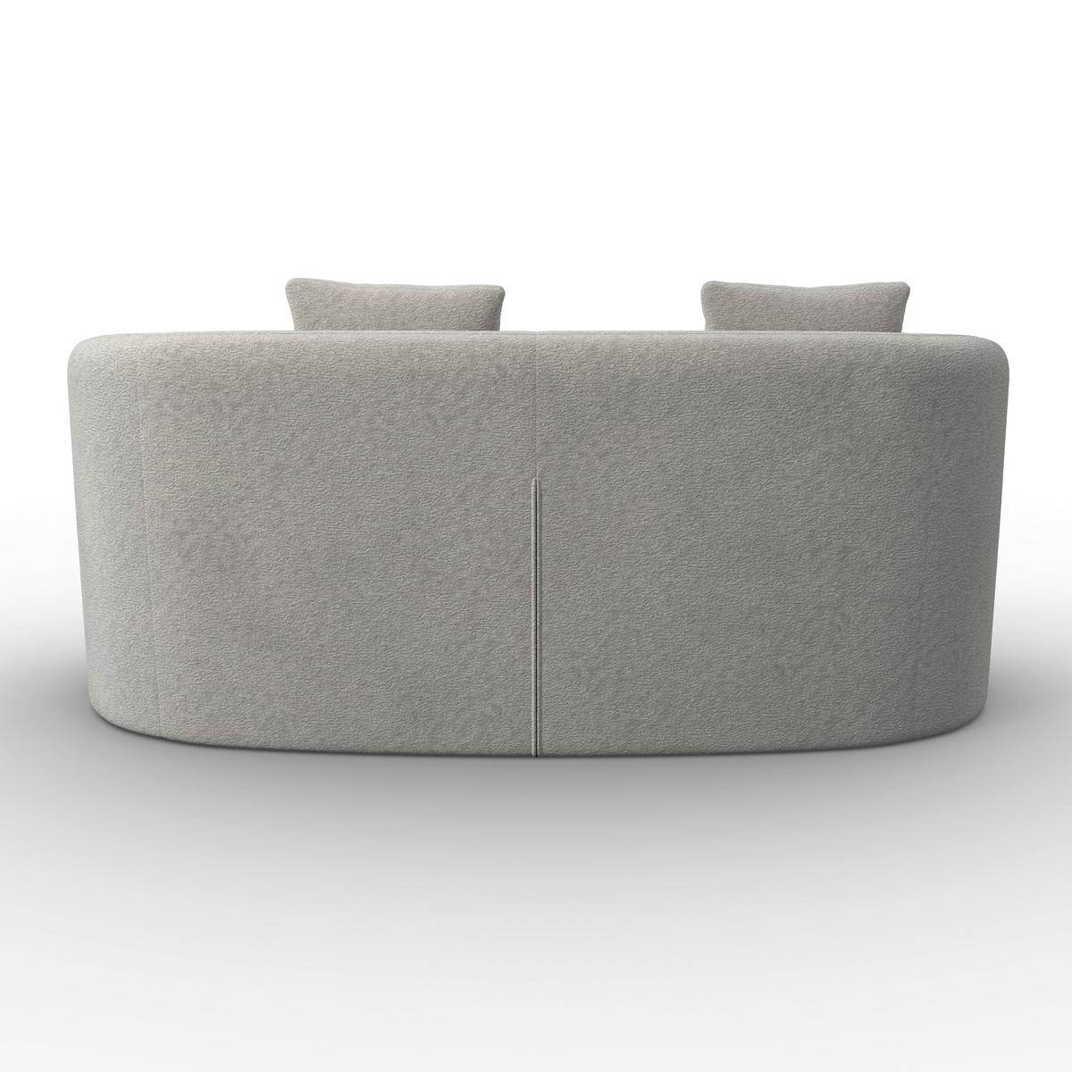 Sofa Julie Chenille Grau - Grau, MODERN, Holz/Textil (180/68/82cm)
