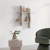 ÉTAGÈRE MURALE LUCIA -SB- - cachemire, MODERN, matériau en bois (80/80/15cm) - Mömax