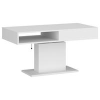 Stolić Cortado - bijela, Moderno, drvni materijal (110/59,6-79,6/65cm) - Modern Living