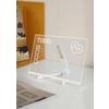 LAMPE DÉCORATIVE LED MALON - Transparent/blanc, MODERN, matière synthétique (30/20/18,4cm) - Mömax