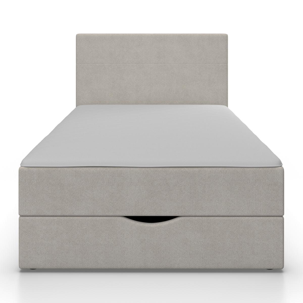 Box Ágy Ace - világosszürke, Modern, textil/fa (120/200cm) - Bessagi Home