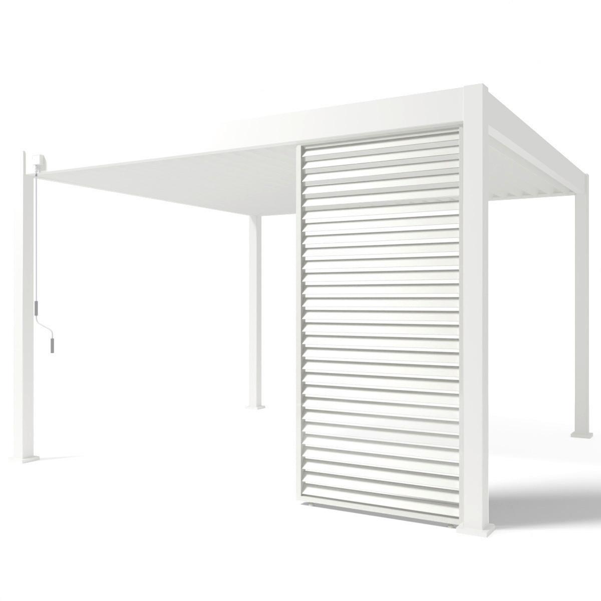 Stranski Del Za Pergolo Horizontale, Bela, 93cm - Basics (93/235/6cm) - Gardenson