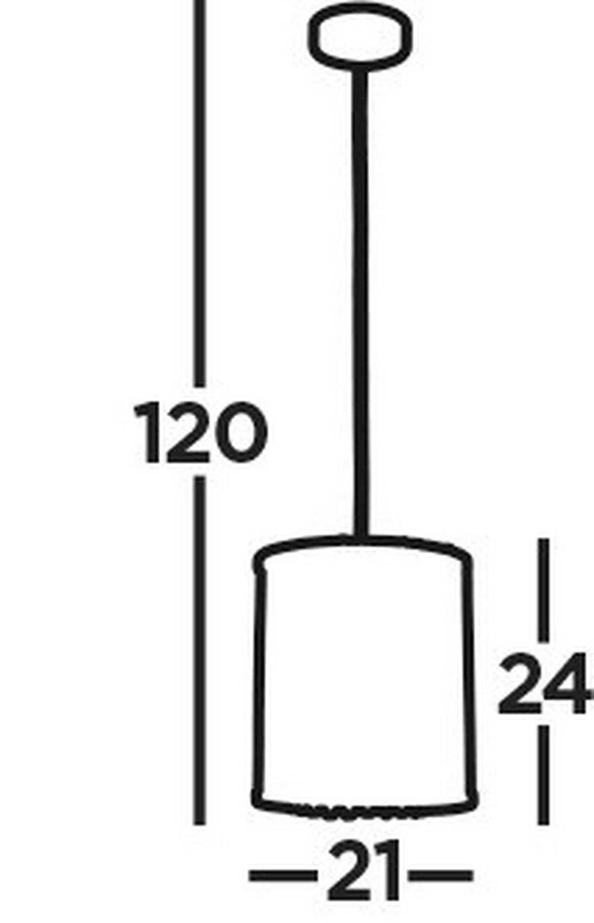 Kristály Függőlámpa Elise 8831cc - krómszínű, Konventionell, üveg/fém (21/145cm)