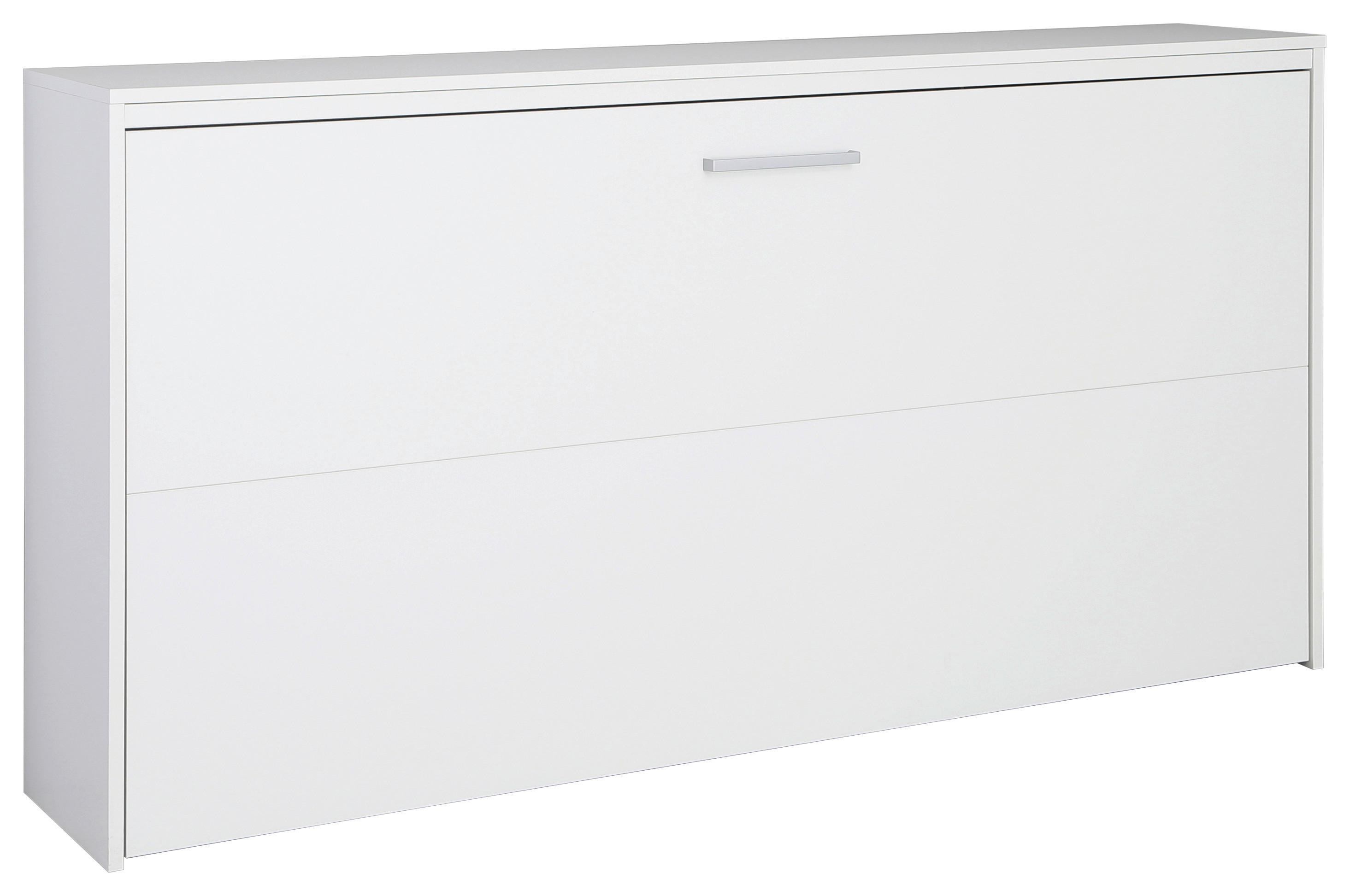 Zložljiva Postelja Tamino, Bela, 90x200 - temno siva/bela, Design, kovina/leseni material (90/200cm) - Xora