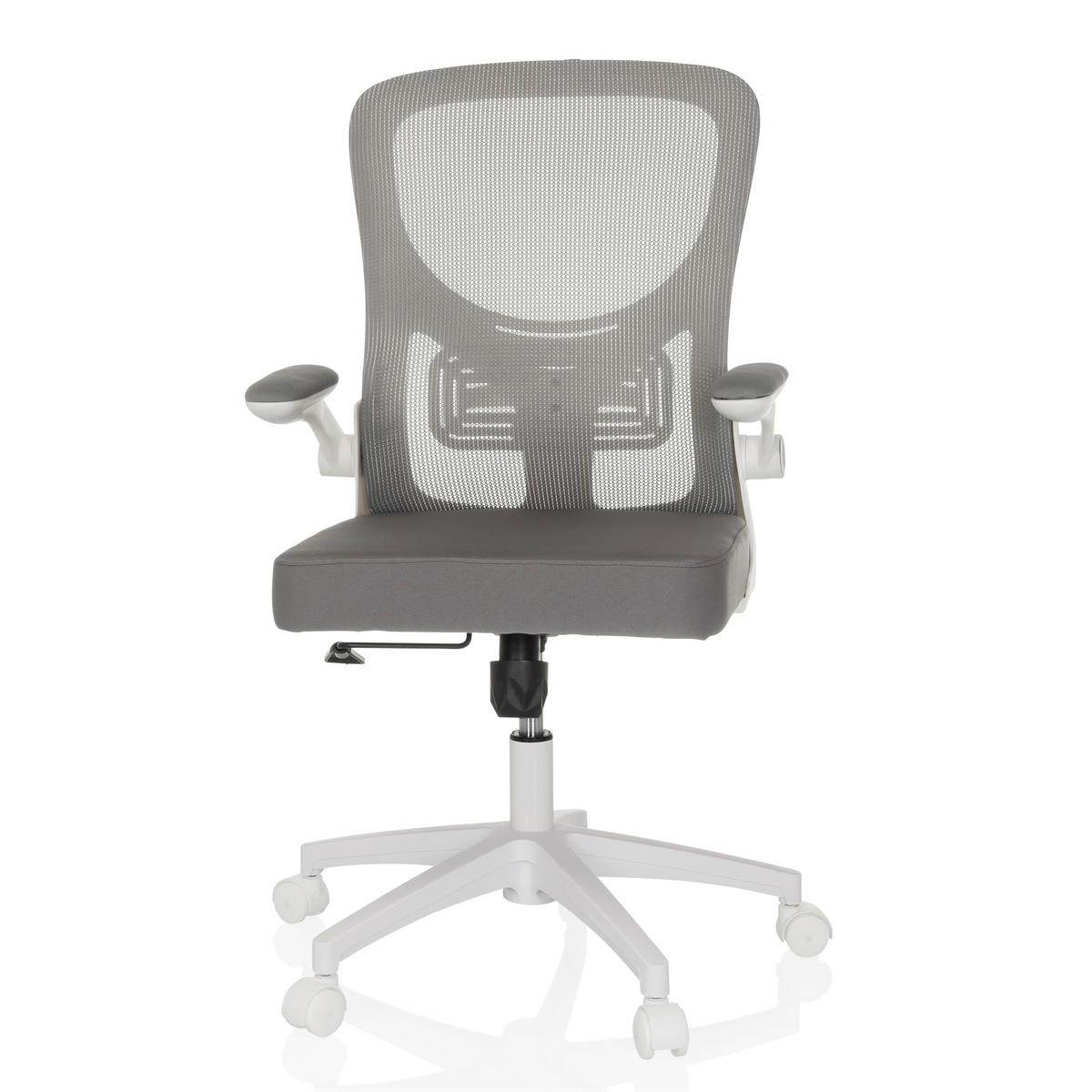 Drehstuhl Belio W Grau/Weiß - Grauweiß/Weiß, MODERN, Kunststoff/Textil (60/95-105/54cm) - MID.YOU