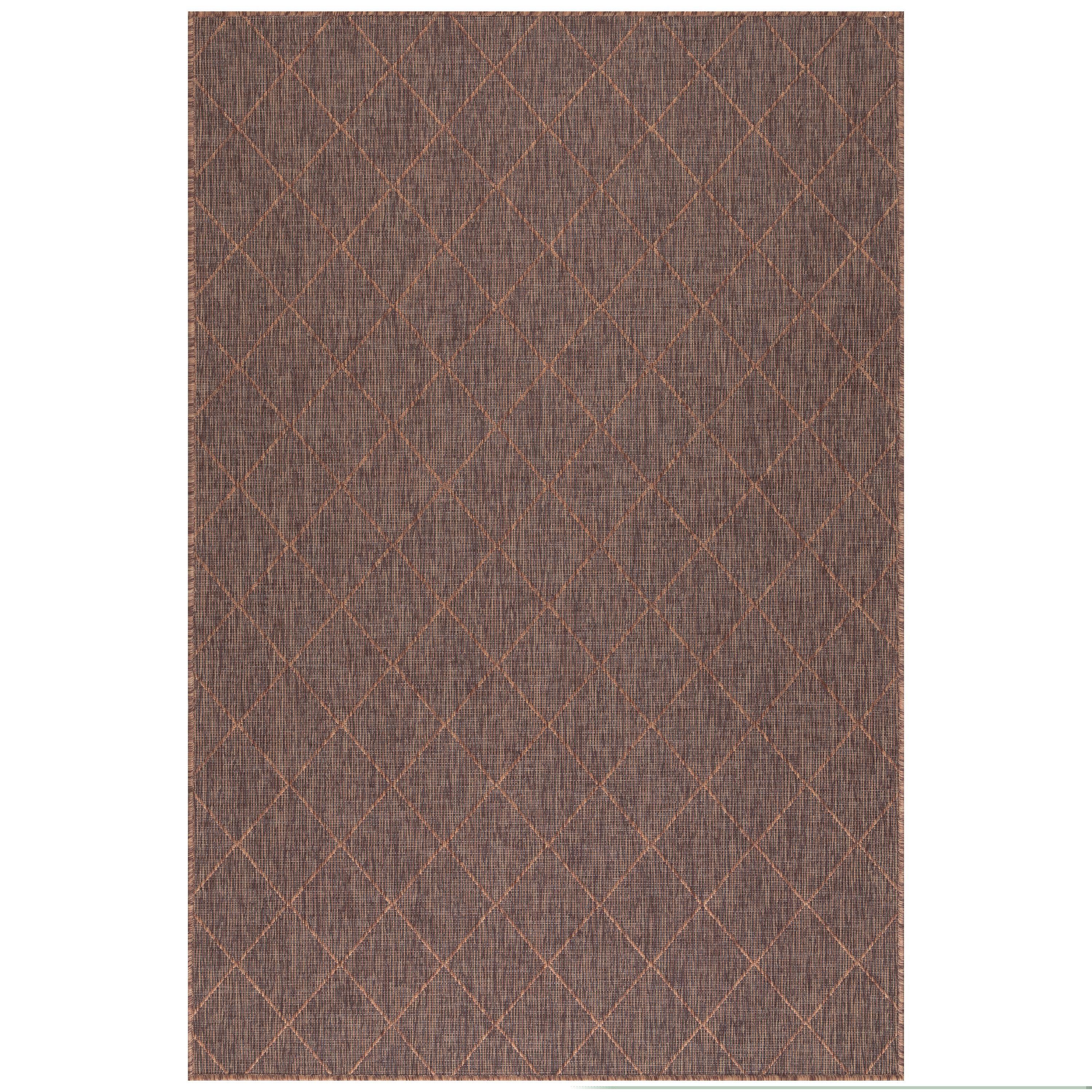 Outdoorteppich Zagora Braun/Schwarz ca. 120x170cm - Schwarz/Braun, Basics, Textil (120/170cm) - Novel