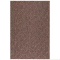 Outdoorteppich Zagora Braun/Schwarz ca. 120x170cm - Schwarz/Braun, Basics, Textil (120/170cm) - Novel