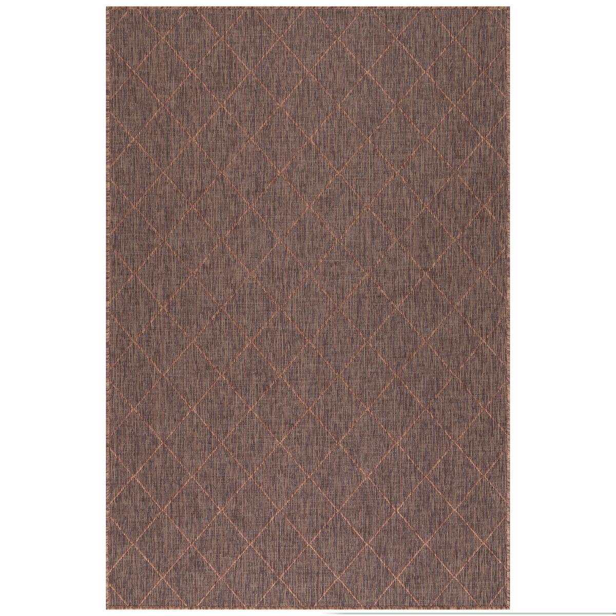 Outdoorteppich Zagora Braun/Schwarz ca. 120x170cm - Schwarz/Braun, Basics, Textil (120/170cm) - Novel