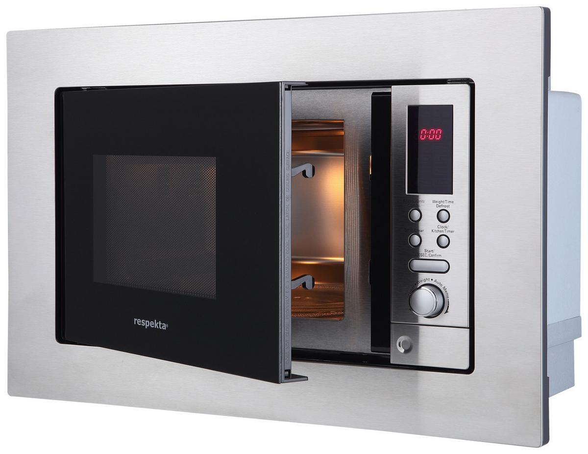 Küchenblock mit Geräten ca. 370 cm Weiß/Eichenfarbe - Eichefarben/Weiß, MODERN, Holzwerkstoff (370cm) - Respekta