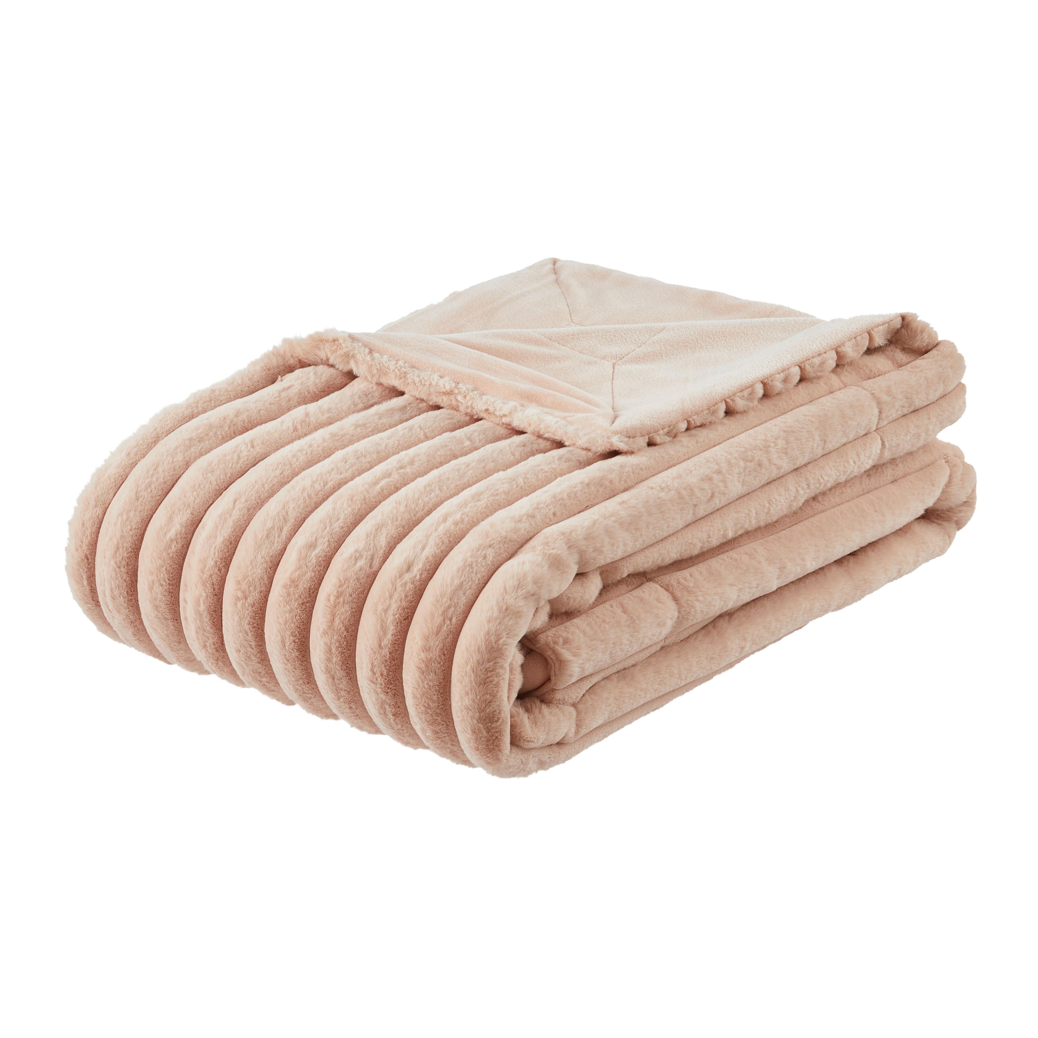 Felldecke Maudi Rosa ca. 150x200cm - Rosa, KONVENTIONELL, Textil (150/200cm) - Mömax
