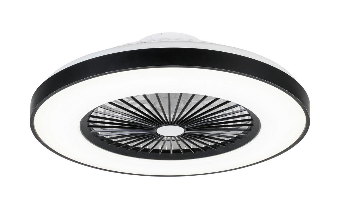Stropna Led-svetilka Mitzi - črna/bela, Moderno, umetna masa (57/19cm) - Mömax