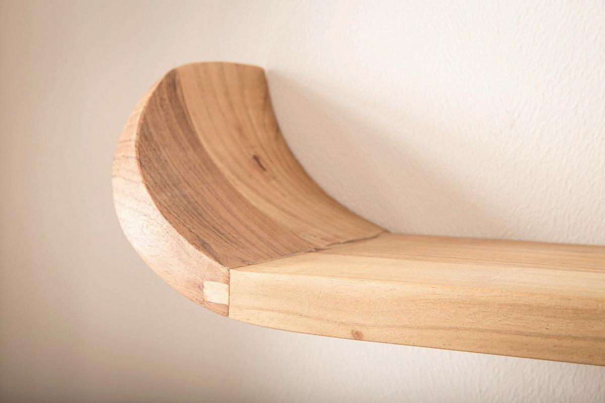 WANDREGAL WL7.381 - Braun, Design, Holz (60/36/20cm) - Livetastic